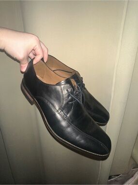 Bostonian narrate walk dress shoes black leather derby style men’s size 13
